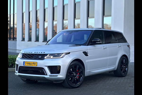 Land Rover Range Rover Sport 2.0 P400e HSE Dynamic, SVO Premium pallette mat silver, pano,luchtv,memory,21", leder