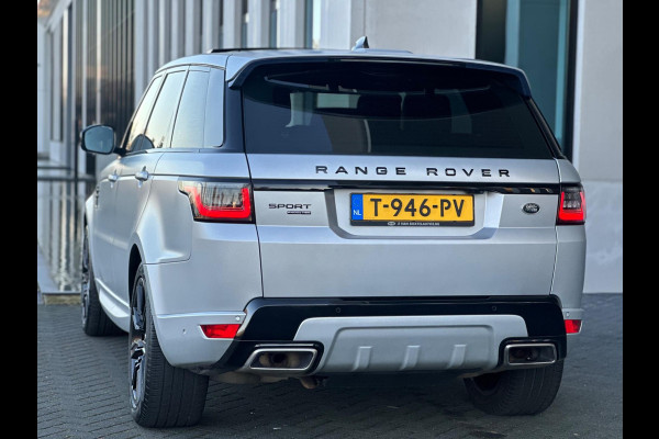 Land Rover Range Rover Sport 2.0 P400e HSE Dynamic, SVO Premium pallette mat silver, pano,luchtv,memory,21", leder