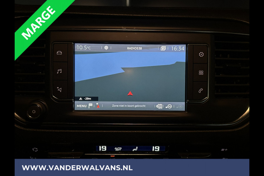 Citroën Jumpy 2.0 BlueHDI **MARGE, GEEN BTW, GEEN BPM** 123pk L3H1 XL Dubbel cabine Euro6 Airco | Navigatie Cruisecontrol, Apple Carplay, Trekhaak, Parkeersensoren, 5-Zits