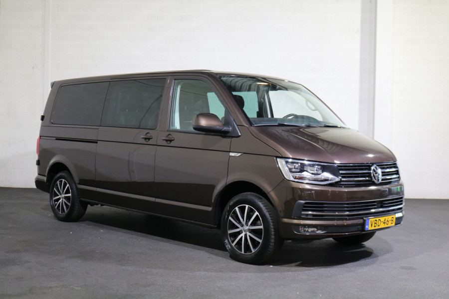 Volkswagen Transporter 2.0 TDI 150pk L2 H1 DC Edition Automaat Airco Leer Navigatie 2x Schuifdeur