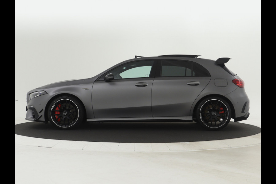 Mercedes-Benz A-Klasse A45 S AMG 4MATIC+ | Night Pack II | Aerodynamica Pack | Premium Plus Pack | Rijassistentiepakket Plus | AMG Performance sportstoelen | Burmester surround sound system | Amg track pace | Extra USB-poorten |