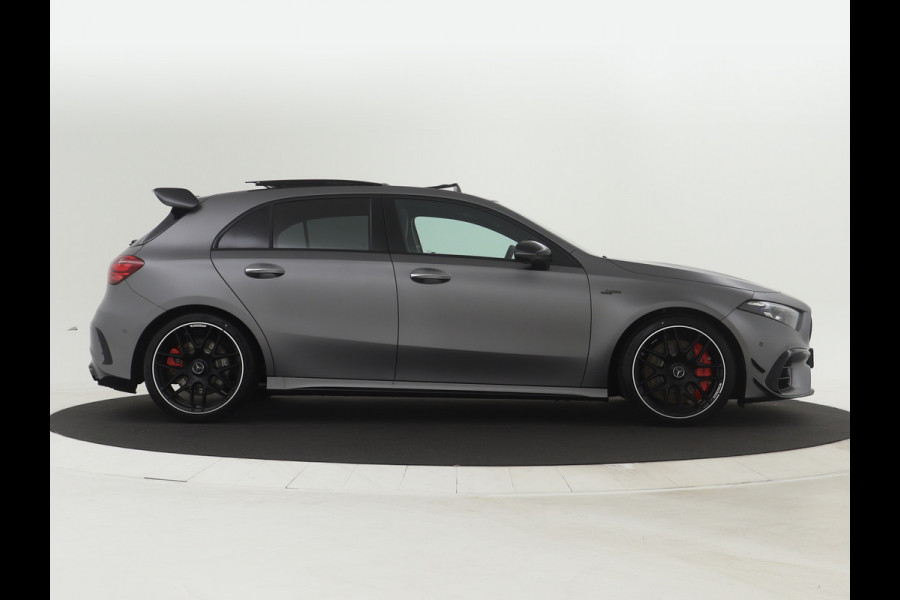 Mercedes-Benz A-Klasse A45 S AMG 4MATIC+ | Night Pack II | Aerodynamica Pack | Premium Plus Pack | Rijassistentiepakket Plus | AMG Performance sportstoelen | Burmester surround sound system | Amg track pace | Extra USB-poorten |