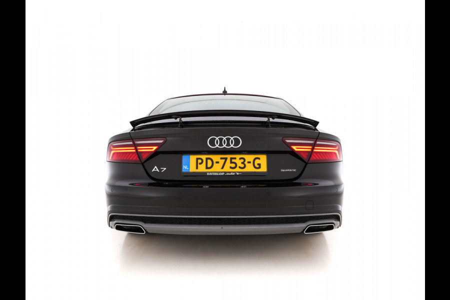 Audi A7 Sportback 3.0 TDI Quattro S-Line-Sportpack Edition Aut. *PANO | DESIGN-FULL-LEATHER  | FULL-LED | BOSE-SURROUND | NAVI-FULLMAP | ECC | SHIFT-PADDLES | PDC | AIR-SUSPENSION | CRUISE | SPORT-SEATS | 20 "ALU*