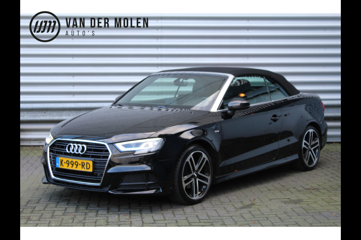 Audi A3 Cabriolet 1.5 TFSI 150pk Sport S Line Edition Clima Cruise B&O PDC LED 18"LMV Stoel en Nek verwarming