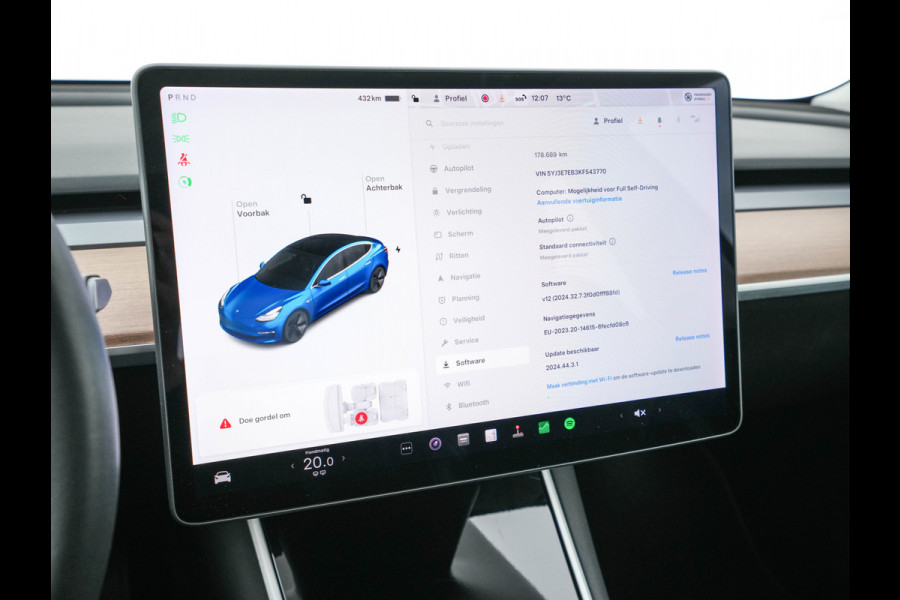 Tesla Model 3 Long Range AWD 75 kWh [ 3-Fase ] (INCL-BTW) Aut. *PANO | AUTO-PILOT | NAPPA-LEATHER | KEYLESS | FULL-LED | MEMORY-PACK | SURROUND-VIEW | DAB | APP-CONNECT | DIGI-COCKPIT | LANE-ASSIST | COMFORT-SEATS | 18"A