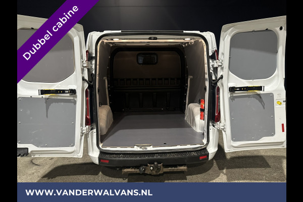 Ford Transit Custom 2.0 TDCI 130pk L2H1 Dubbele cabine Euro6 Airco | 6-Zits | Navigatie | LED Cruisecontrol, Parkeersensoren, Sidebars, Stoelverwarming