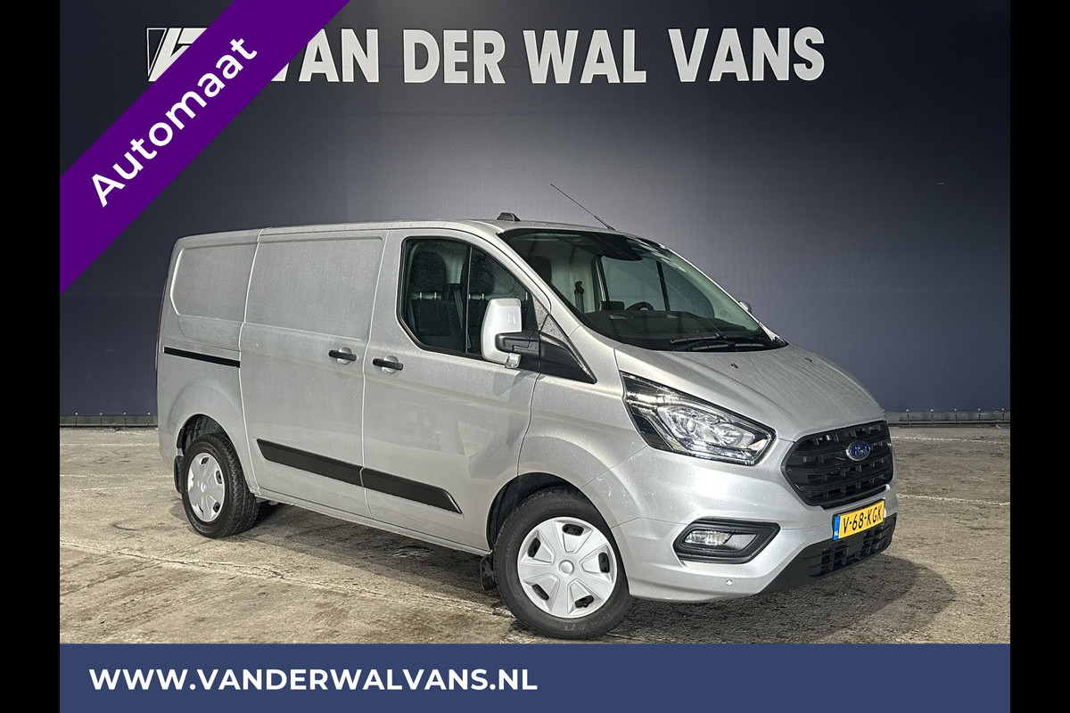 Ford Transit Custom 2.0 TDCI 131pk Automaat L1H1 Euro6 Airco | 2x zijdeur | Camera | LED Apple Carplay, Android Auto, Cruisecontrol, Verwarmde voorruit, Parkeersensoren, Bijrijdersbank