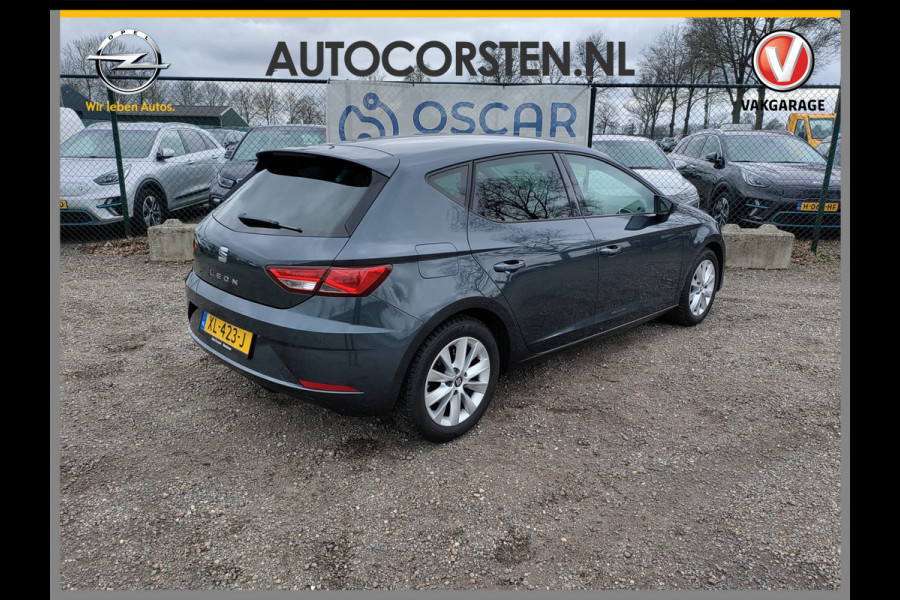 Seat Leon T115PK Apple Carplay Android Auto Leder+stoelverwarming Navi Pdc Ecc Mirrorlink Lmv DAB+ Full Link Keyless Lane-assist Bordherke Style Excellence EURO 6 Origineel Nederlandse auto 1e Eigenaar