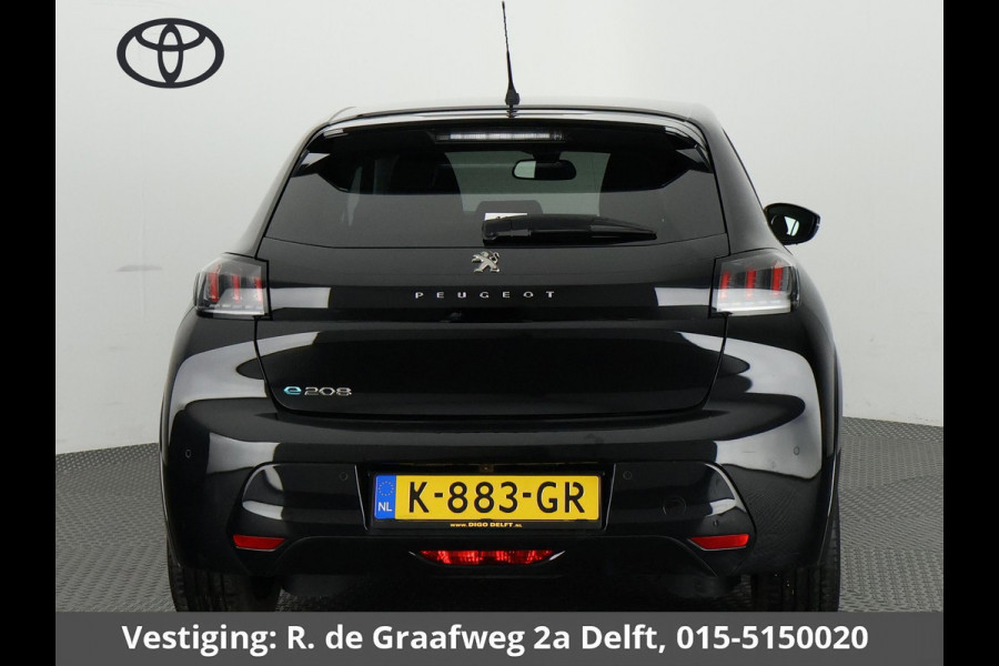 Peugeot e-208 EV Allure Black Pack 50 kWh 300 km actieradius | Navigatie | Apple Carplay & AndroidAUTO | Privacy Glass |