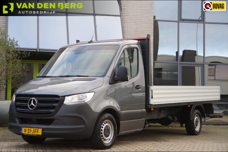 Mercedes-Benz Sprinter 316 2.2 CDI L3 OPEN LAADBAK, AUT. 3.5T TREKHAAK, 3-ZITS, ADAPT. CRUISE, MBUX 10'', NAVI, CLIMA, PICK-UP