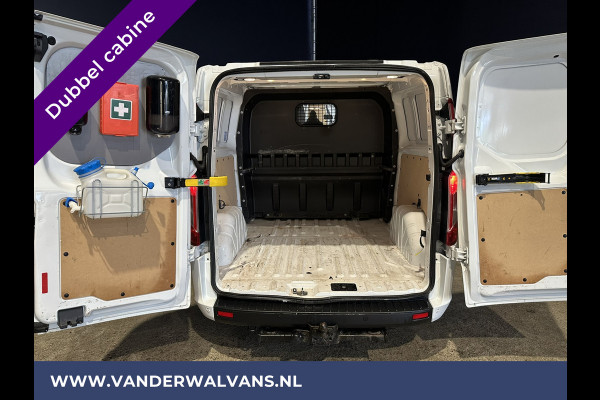 Ford Transit Custom 2.0 TDCI 130pk L2H1 Dubbele cabine Euro6 Airco | 6-Zits | Navigatie | 2800kg Trekhaak Camera, LED, Cruisecontrol, Parkeersensoren, Stoelverwarming, Sidebars