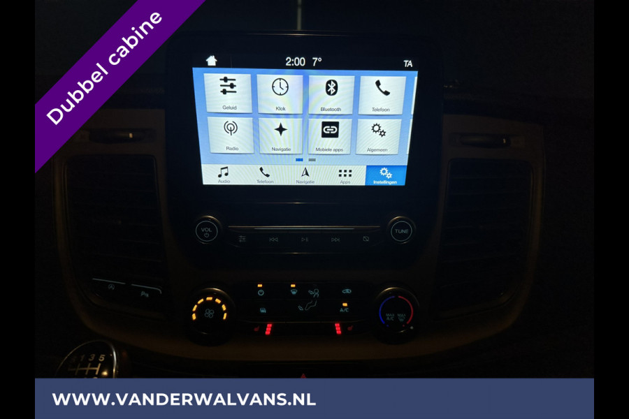 Ford Transit Custom 2.0 TDCI 130pk L2H1 Dubbele cabine Euro6 Airco | 6-Zits | Navigatie | 2800kg Trekhaak Camera, LED, Cruisecontrol, Parkeersensoren, Stoelverwarming, Sidebars