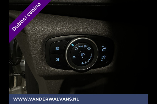 Ford Transit Custom 2.0 TDCI 130pk L2H1 Dubbele Cabine Euro6 Airco | Navigatie | Camera | 2800kg Trekhaak LED, Cruisecontrol, Parkeersensoren, Stoelverwarming, Verwarmde voorruit, 5-Zits