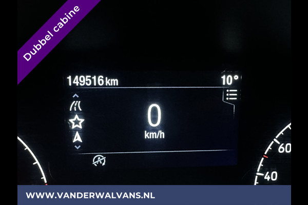 Ford Transit Custom 2.0 TDCI 130pk L2H1 Dubbele Cabine Euro6 Airco | Navigatie | Camera | 2800kg Trekhaak LED, Cruisecontrol, Parkeersensoren, Stoelverwarming, Verwarmde voorruit, 5-Zits