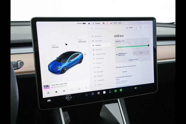 Tesla Model 3 Long Range AWD 75 kWh [ 3-Fase ] (INCL-BTW) Aut. *PANO | AUTO-PILOT | NAPPA-LEATHER | KEYLESS | FULL-LED | MEMORY-PACK | SURROUND-VIEW | DAB | APP-CONNECT | DIGI-COCKPIT | LANE-ASSIST | COMFORT-SEATS | 18"A