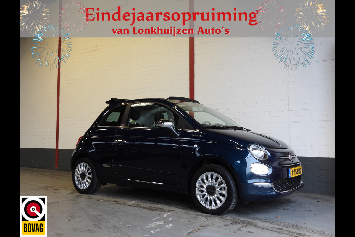 Fiat 500C 1.0 Cabrio Hybrid Dolcevita NAVI/AIRCO/CRUISE/PDC/LMV!