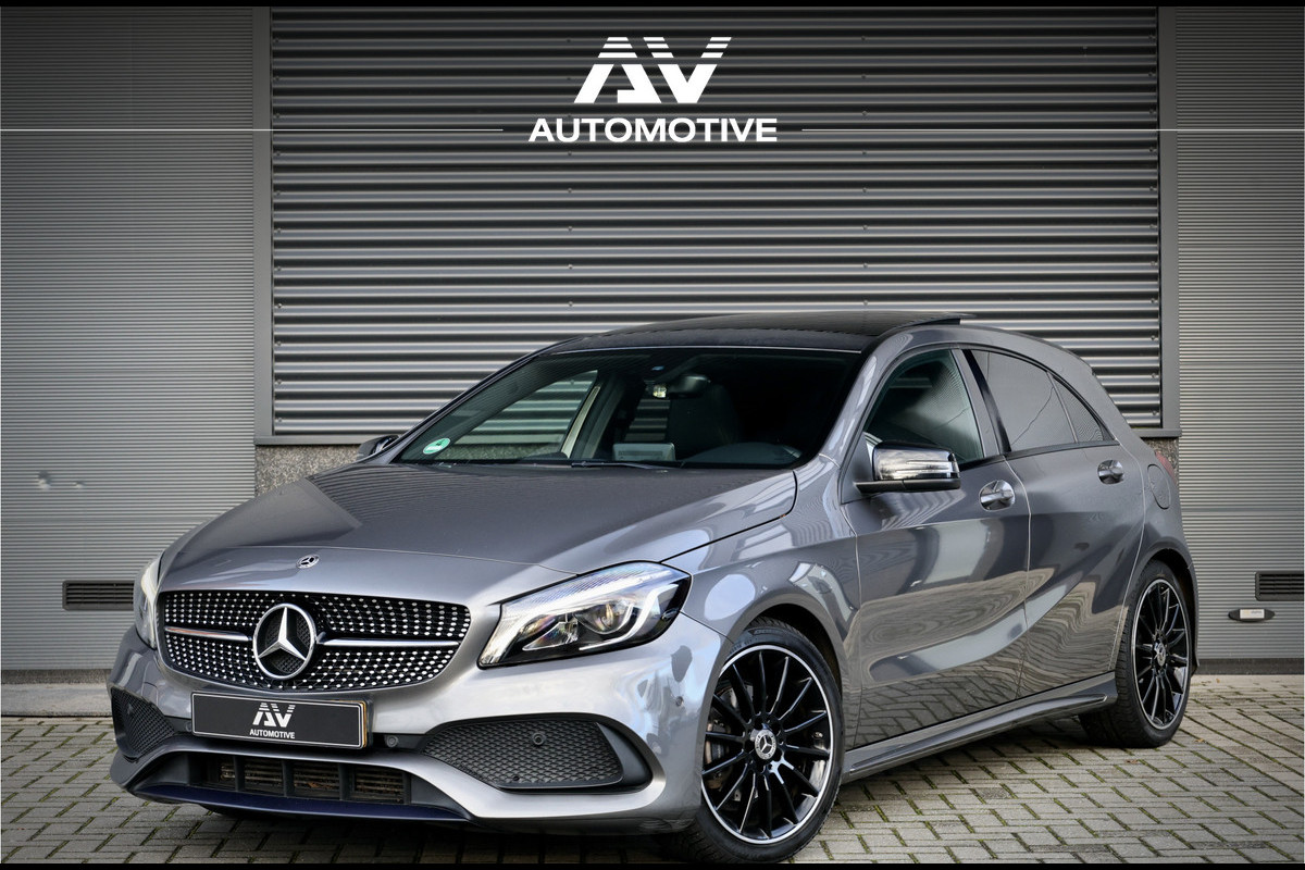 Mercedes-Benz A-Klasse 180 Prestige Plus | AMG | Automaat | Panoramadak | Alcantara | Navi | Keyless Go | Drive select | NL Auto | NAP Logisch | Nieuwe APK