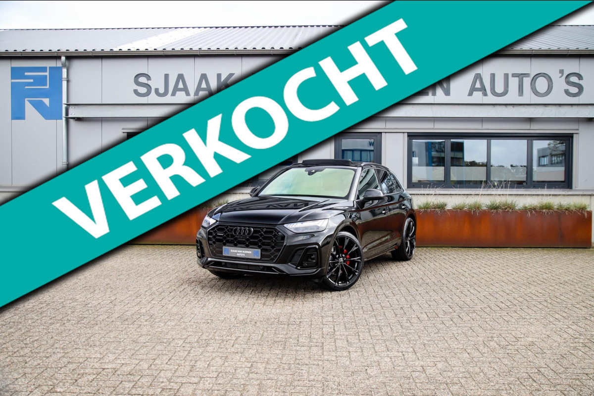 Audi Q5 55 TFSI e Quattro Competition S Edition S-Line 367pk Automaat|Luchtvering|Panoramadak|Virtual Cockpit|OLED Matrix|Trekhaak