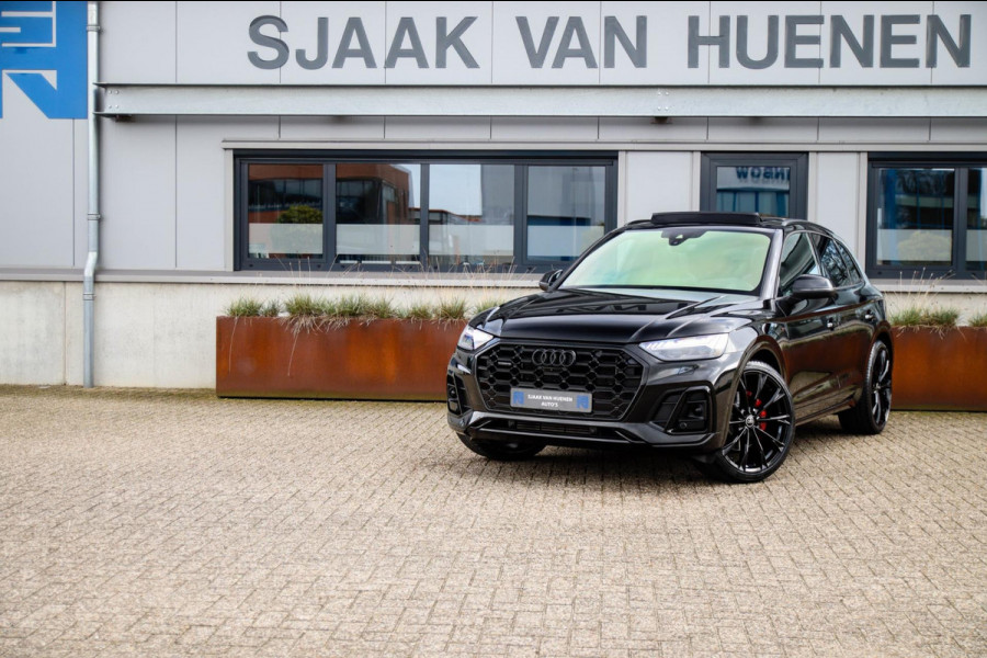 Audi Q5 55 TFSI e Quattro Competition S Edition S-Line 367pk Automaat|Luchtvering|Panoramadak|Virtual Cockpit|OLED Matrix|Trekhaak