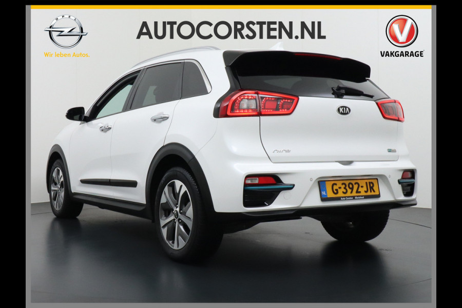 Kia e-Niro 64kWh Leder AppleCarplay/Android Auto Adaptive Cruise Control Camera Soundsystem JBL® LED koplampen 3D-Navi LMV 17" ECC Lane Ass Bluetooth Regen-Lichtsensor Connected-Services DAB Dode-HoekSensor Multi-Media Privacy Glas 1e Eigenaar ruim 45.000 nieuw ! Orig.NL se auto