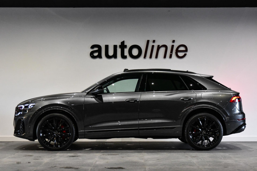 Audi Q8 60 TFSI e quattro Pro Line S Competition. BTW, Nieuw, RS Zetels, Pano, 360 3D, Laser, B&O, Trek, Keyless, ACC, Dodeh, 23"!