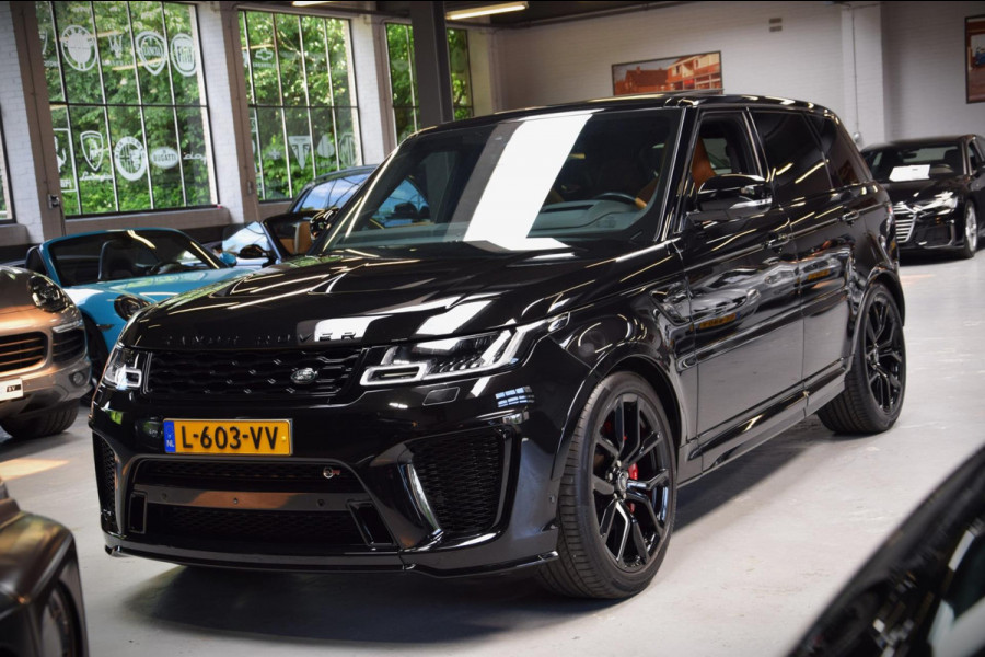 Land Rover Range Rover Sport P575 SVR Panorama Ultimate Black Navi|Leder|Dealer onderhouden|