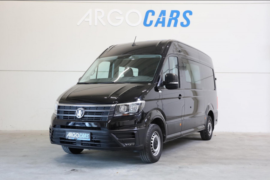 Volkswagen Crafter 2.0 TDI ZWART L3/H3 HIGHLINE CAMERA PDC CARPLAY TREKHAAK CRUISE CONTROL LEDER NAP LEASE / INRUIL MOG