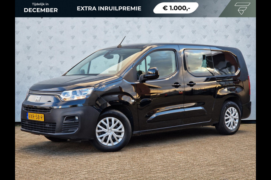 Fiat E-Doblò 136 L2 50 kWh 5 Persoons | ex BTW | | Android auto / Apple Carplay | Clima | Navi | PDC | Stoelverwarming | Cruise | Licht- en Regensensor |