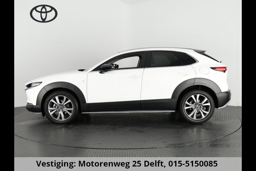 Mazda CX-30 2.0 X-LUXERY LEDER.HYBRIDE AUTOMAAT GARANTIE TOT 2030* 180 PK EN 1: 19 . Zeer rijk uitgerust !!