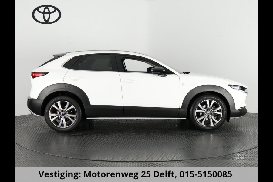 Mazda CX-30 2.0 X-LUXERY LEDER.HYBRIDE AUTOMAAT GARANTIE TOT 2030* 180 PK EN 1: 19 . Zeer rijk uitgerust !!