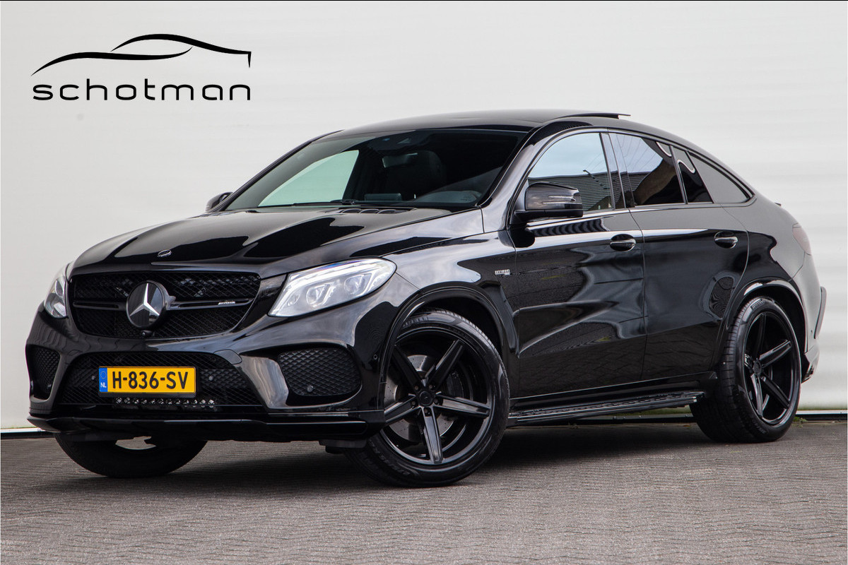 Mercedes-Benz GLE 43 AMG Coupe 4MATIC Aut9, Pano, Carbon, Harman-Kardon, Luchtvering, 368pk