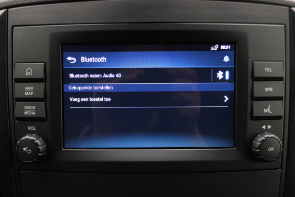 Mercedes-Benz Vito 116 CDI Extra Lang Automaat 3-Zits, Airco, Navigatie, Camera, Apple CarPlay, Cruise, Achterdeuren 270°