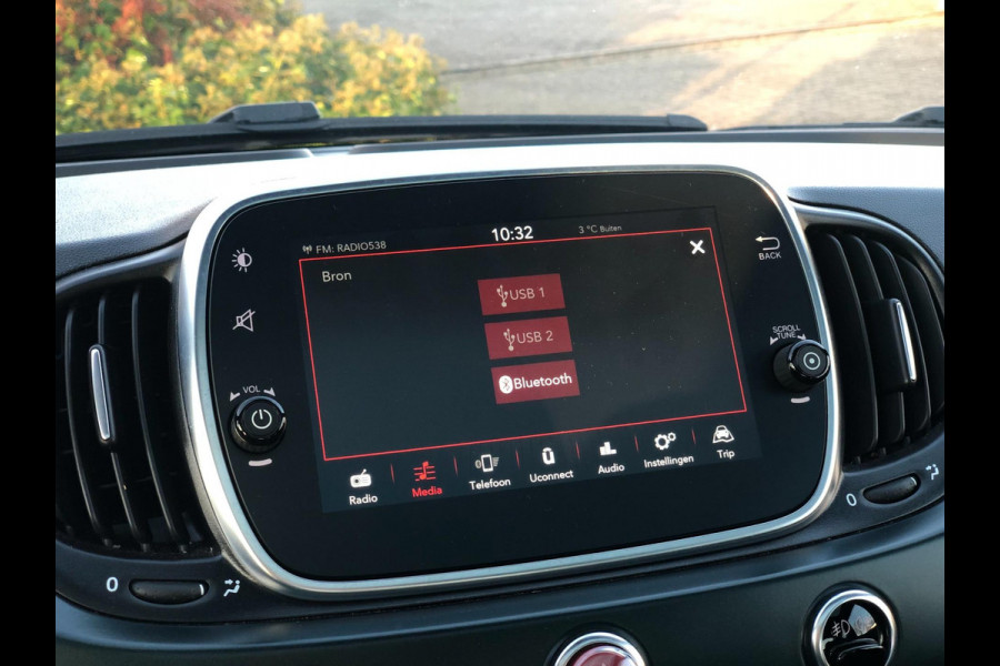 Fiat 500 1.0 Hybrid Rockstar | Pano, Carplay/Android, Half leder, PDC, Cruise, Airco, DAB | Dealeronderhouden | NAP |