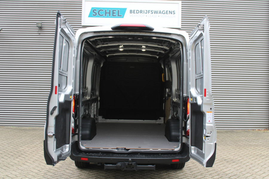 Ford Transit 350 2.0 TDCI L3H2 Limited 165pk - Adaptive Cruise - Luchtvering - Blind Spot - 360 camera - Navigatie - Stoelverwarming - Trekha