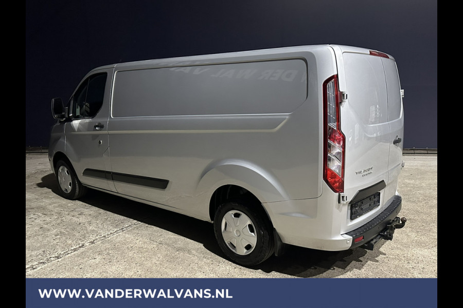 Ford Transit Custom 2.0 TDCI 131pk L2H1 Euro6 Airco | Navigatie | LED | Cruisecontrol | Trekhaak Android Auto, Verwarmde voorruit, Parkeersensoren, Bijrijdersbank