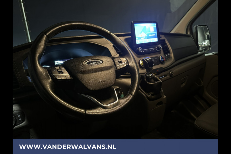 Ford Transit Custom 2.0 TDCI 131pk L2H1 Euro6 Airco | Navigatie | LED | Cruisecontrol | Trekhaak Android Auto, Verwarmde voorruit, Parkeersensoren, Bijrijdersbank