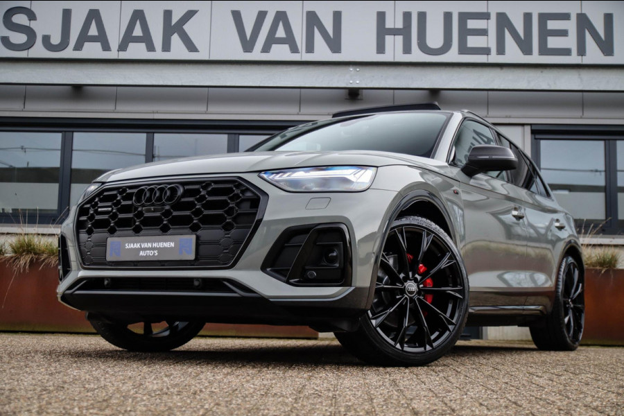 Audi Q5 55 TFSI e Quattro Competition S Edition S-Line 367pk Automaat|Luchtvering|Panoramadak|Virtual Cockpit|OLED Matrix|Trekhaak