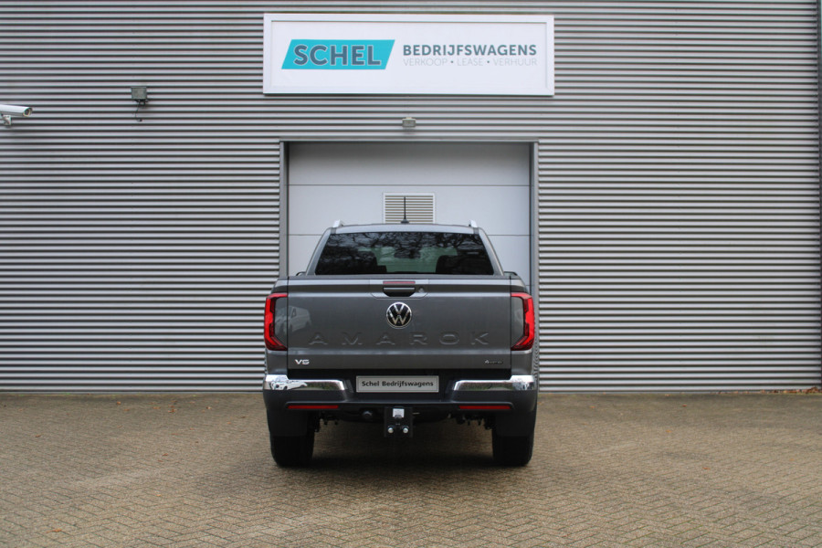 Volkswagen Amarok Style 3.0TDI V6 4Motion 2 zits - Grijs - Adaptive Cruise - LED - Navigatie - Camera - Stoel-stuurverwarming - Trekhaak - Rijklaa