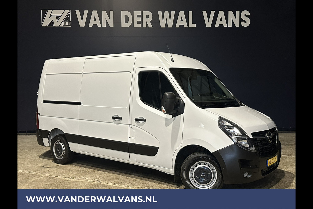 Opel Movano 2.3 Turbo 150pk L2H2 Euro6 Airco | Leder | 2500kg Trekhaak | Navigatie | Camera cruisecontrol, parkeersensoren, LED, bijrijdersbank