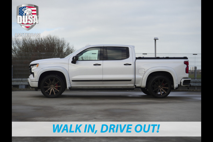 Chevrolet Silverado 1500 | 6.2 V8 | High Country | Black Ops | Schuif kanteldak | Trekhaak | LED | Getoonde accessoires zijn verkrijgbaar tegen meerprijs