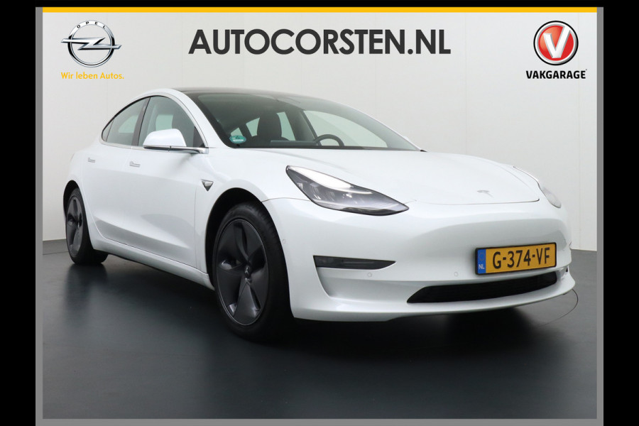 Tesla Model 3 Long Range 75 kWh 463PK FSD -vb 18" Premium-Audio 4wd AutoPilot Pano.dak Camera Leer Adaptive-Cruise+Stop&Go  PDC-A+Voor Wifi Ec Veel grip door AWD vierwielaandrijving. Origineel Nederlandse auto ! grootste accu ! tot 16,5 kwh thuis laden, 120kw/h snelladen per uur !