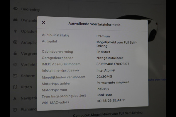 Tesla Model 3 Long Range 75 kWh 463PK FSD -vb 18" Premium-Audio 4wd AutoPilot Pano.dak Camera Leer Adaptive-Cruise+Stop&Go  PDC-A+Voor Wifi Ec Veel grip door AWD vierwielaandrijving. Origineel Nederlandse auto ! grootste accu ! tot 16,5 kwh thuis laden, 120kw/h snelladen per uur !