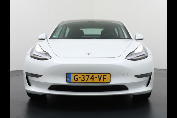 Tesla Model 3 Long Range 75 kWh 463PK FSD -vb 18" Premium-Audio 4wd AutoPilot Pano.dak Camera Leer Adaptive-Cruise+Stop&Go  PDC-A+Voor Wifi Ec Veel grip door AWD vierwielaandrijving. Origineel Nederlandse auto ! grootste accu ! tot 16,5 kwh thuis laden, 120kw/h snelladen per uur !