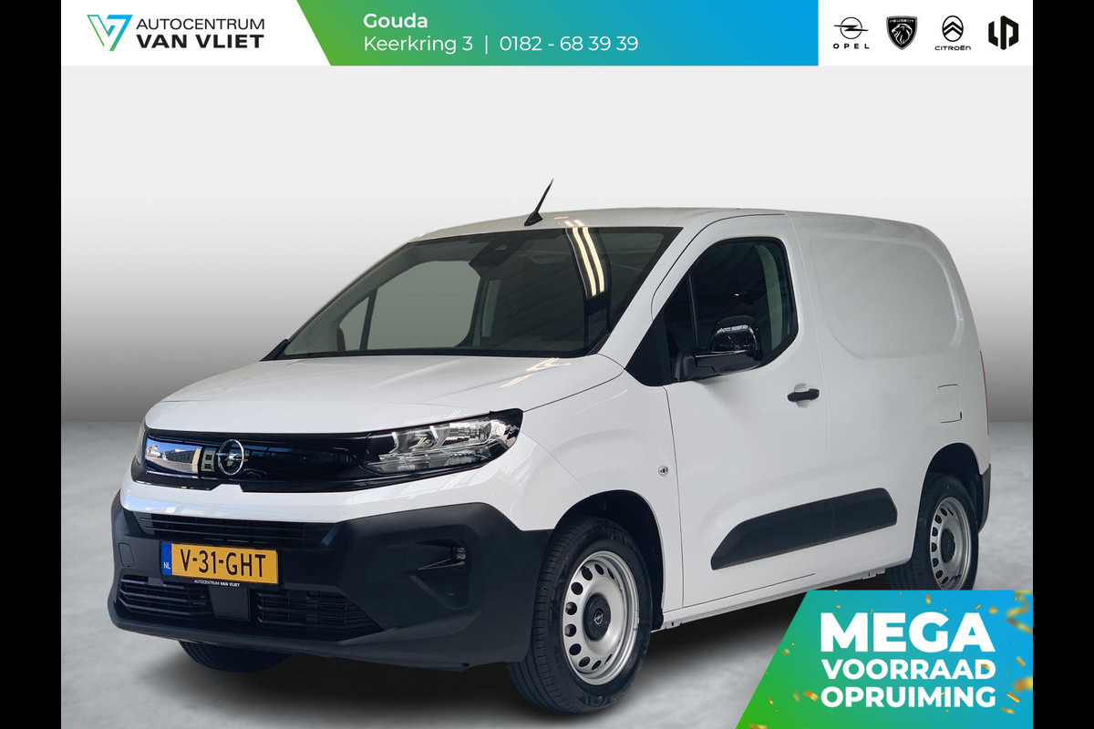 Opel Combo 1.5 BlueHDi 100pk S&S L1 1000kg | Draadloze Apple Carplay/Android Auto | Laadruimte betimmering | Cruise Control | Parkeersensoren Achter | 3 Zitplaatsen |