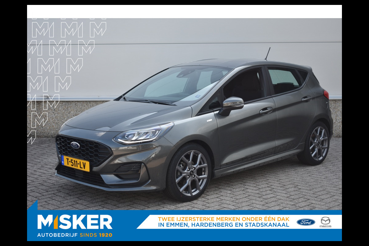 Ford Fiesta 1.0 EcoB.Hyrid. ST-Line AUTOMAAT! Driver/Winterpack/Trekhaak!