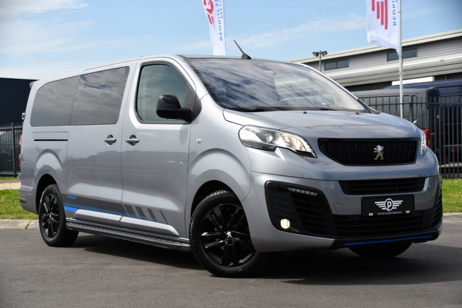 Peugeot Expert 2.0 BlueHDI 180 Long Sport DC 98/350 Limited Edition 360 Camera, Cruise, 177PK, Automaat, Sensoren, LED, Leder, 2 x Schuifdeur, UNIEK!