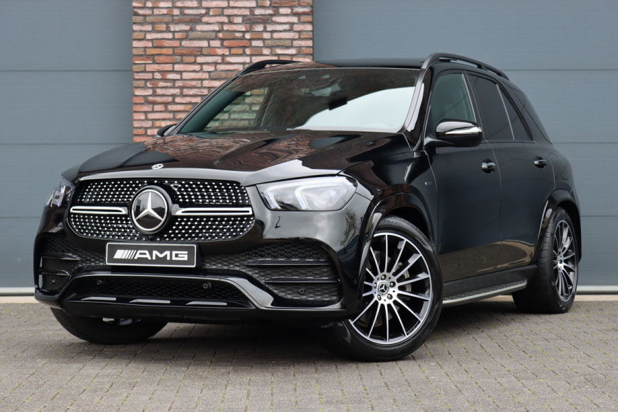 Mercedes-Benz GLE 350 de 4-MATIC AMG Line Aut9 | luchtvering | Distronic+ | Burmester | HUD | Stoelventilatie | Panoramadak | Surround Camera | Trekhaak | Rijassistentiepakket+ |