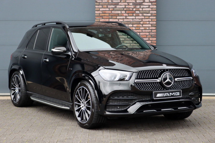 Mercedes-Benz GLE 350 de 4-MATIC AMG Line Aut9 | luchtvering | Distronic+ | Burmester | HUD | Stoelventilatie | Panoramadak | Surround Camera | Trekhaak | Rijassistentiepakket+ |