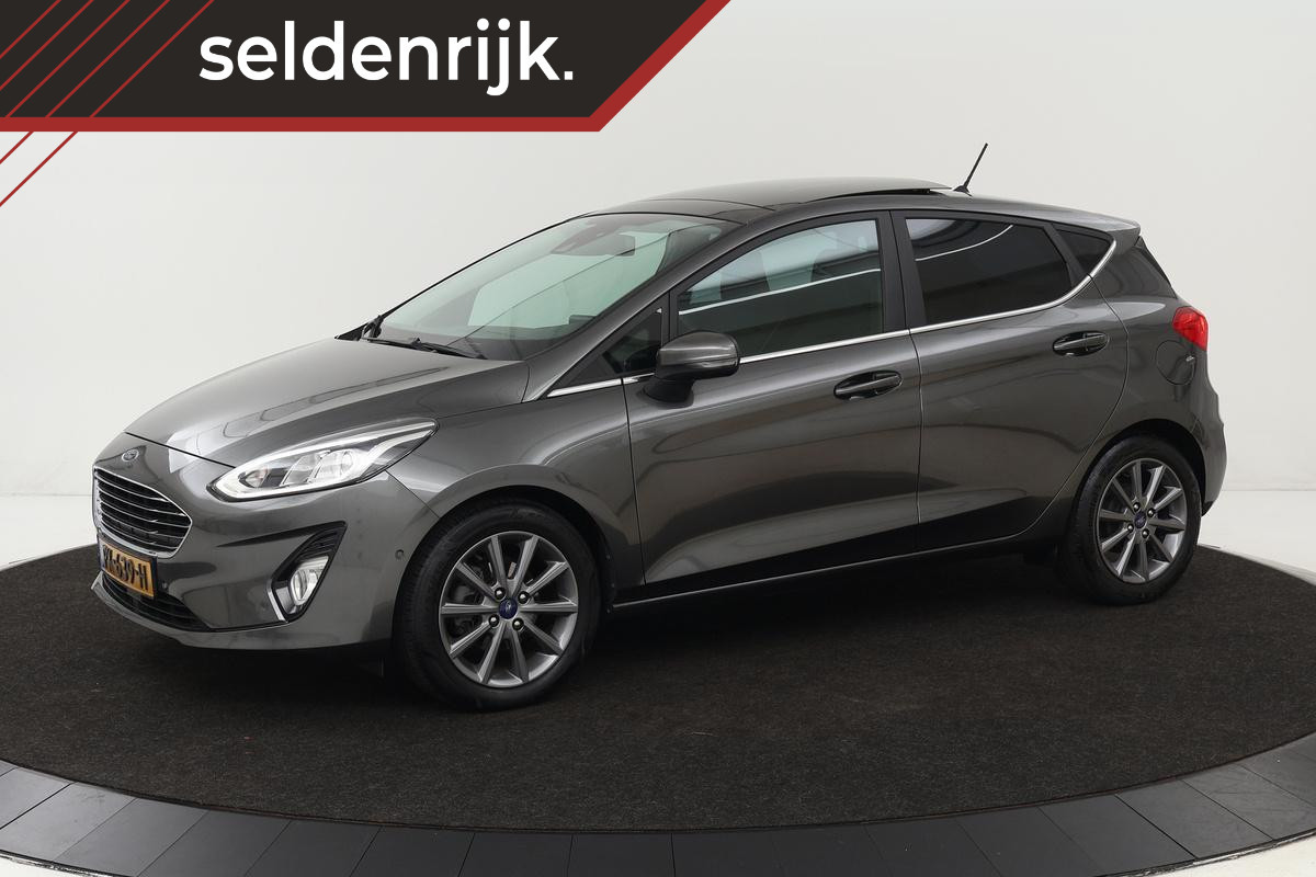 Ford Fiesta 1.0 EcoBoost Titanium | Panoramadak | Adaptive cruise | Carplay | Camera | B&O Sound | Climate control | Park Assist | Navigatie