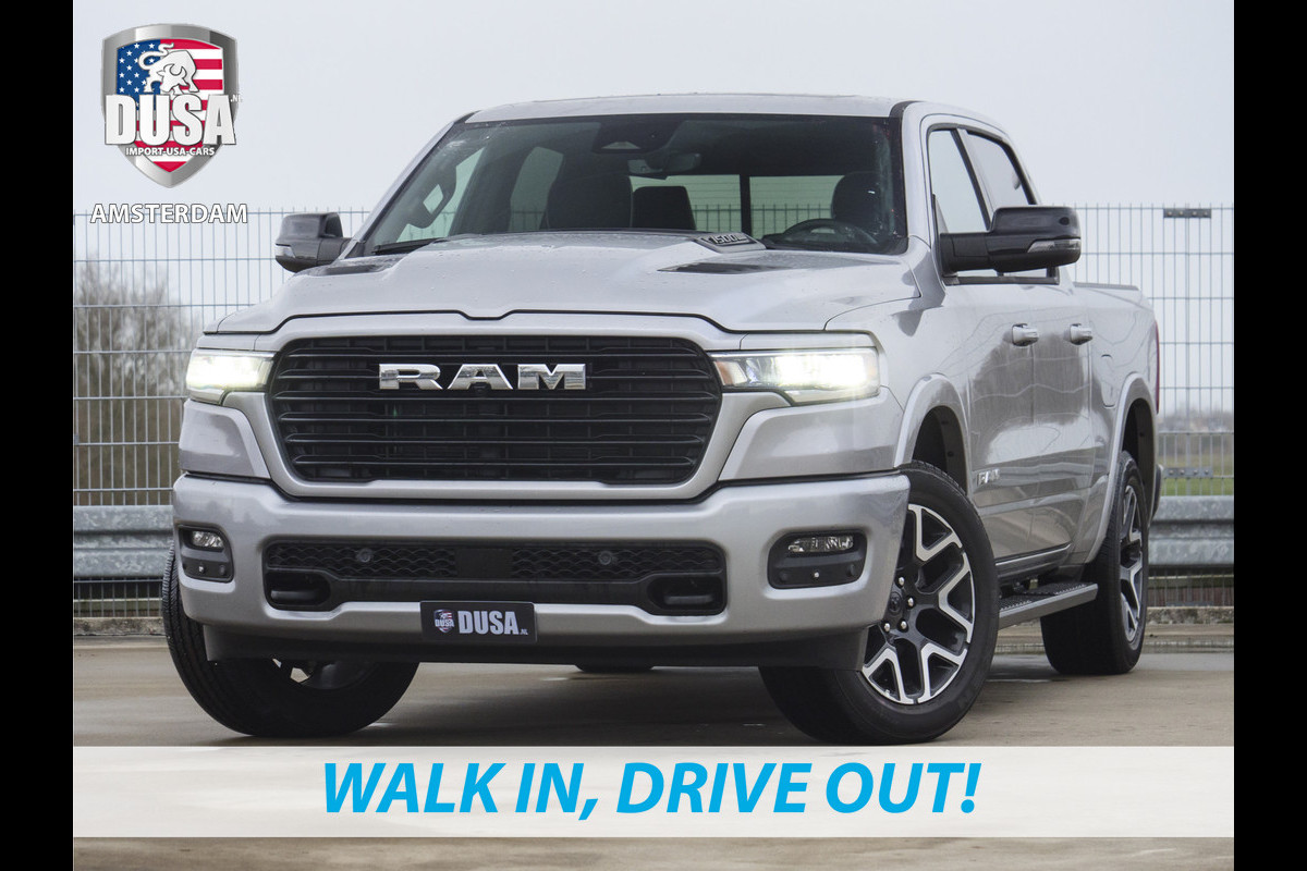 Dodge Ram 1500 | Laramie | Sport | Crew Cab | 4X4 | 2025 | Panorama | 12-inch Touchscreen | Sport Package | Getoonde accessoires zijn verkrijgbaar tegen meerprijs